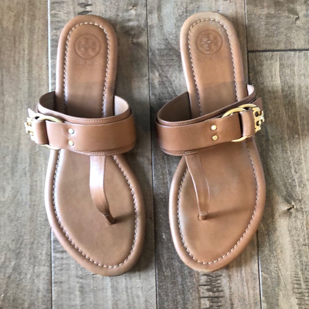 Authentic Tory Burch Tan Sandals!!